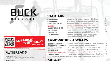 Buck '54 Grill menu