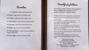 Breakfast With La Pasadita menu