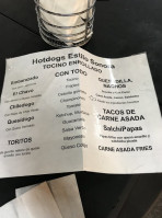 Fierreke Hot Dogs menu
