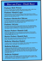 Prost menu