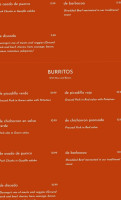 Gorditas El Durango menu