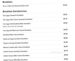 Bonhamtown Food Ctr menu