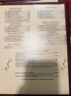 Golden Dragon menu