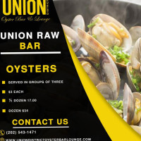 Union District Oyster Lounge food