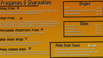 Phill Me Up Cheesesteaks menu