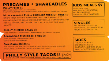Phill Me Up Cheesesteaks menu