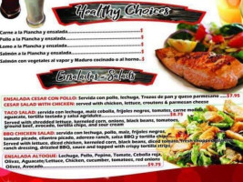 Altoque Colombian Food menu