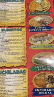 Don Juan's Mexican menu