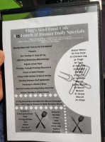 Flag's Soul Food Cafe menu