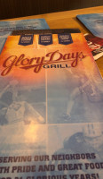Glory Days Grill menu