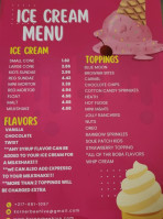 The Korner Beehive menu