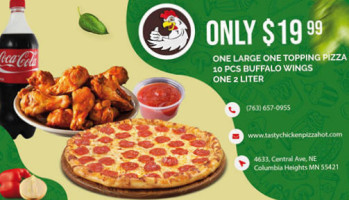 Tasty Chicken 5 Dollar Pizza food