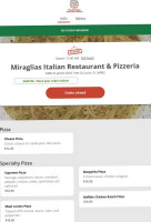 Miraglia's Italian And Pizza inside
