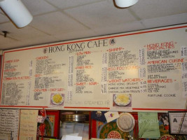 Hong Kong Cafe menu
