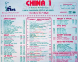 China 1 food