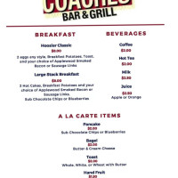 Coaches Grille food