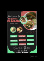 Taqueria El Mana menu