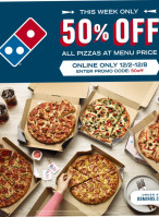 Domino's Pizza food