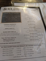 Black Dog Distillery menu