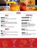 Carlito's Cantina And Sports menu