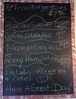 Cowboy Cafe menu