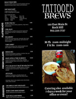 Tattooed Brews food