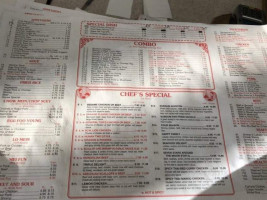 China East menu
