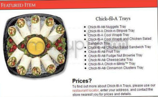 Chick-Fil-A menu