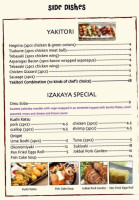 Mizumi Roll Izakaya menu