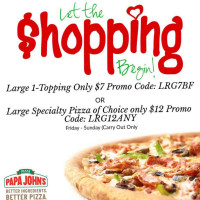 Papa Johns Pizza food