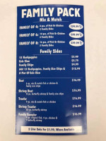 Arthur Treacher's Fish Chips menu