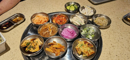 Charcoal Korean Bbq food