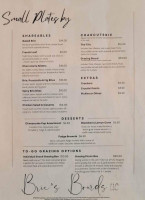 Illumination Wines menu