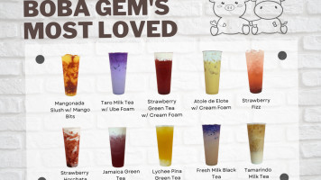 Boba Gem Tea House food