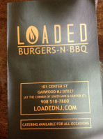 Loaded Burgers-n-bbq menu