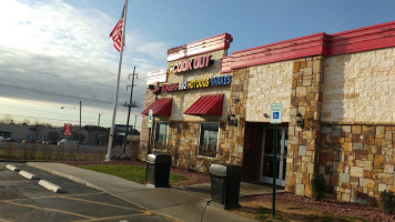 Cook Out outside