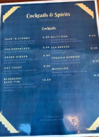 The Barnacle menu