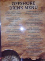 Off Shore Pub Grub menu