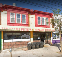 Pete's Pizzeria food