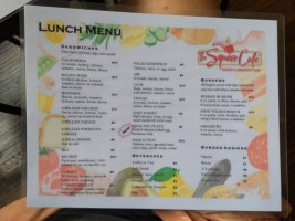 The Square Cafe menu