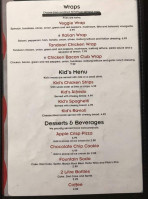 Monte Carlo Pizza menu