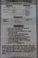 Stockman menu