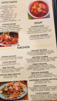 La Mina Mexican menu