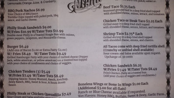 315 And Grill menu