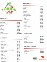 Tropical Taste And Grill menu