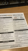 Stone Arch Tied House menu