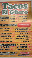 Tacos El Güero food