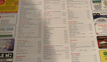 Downsville Diner menu