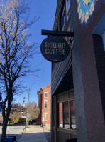 Rowan Coffee outside