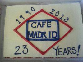 Cafe Madrid food